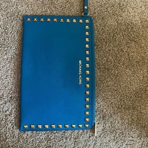 MK Turquoise Clutch